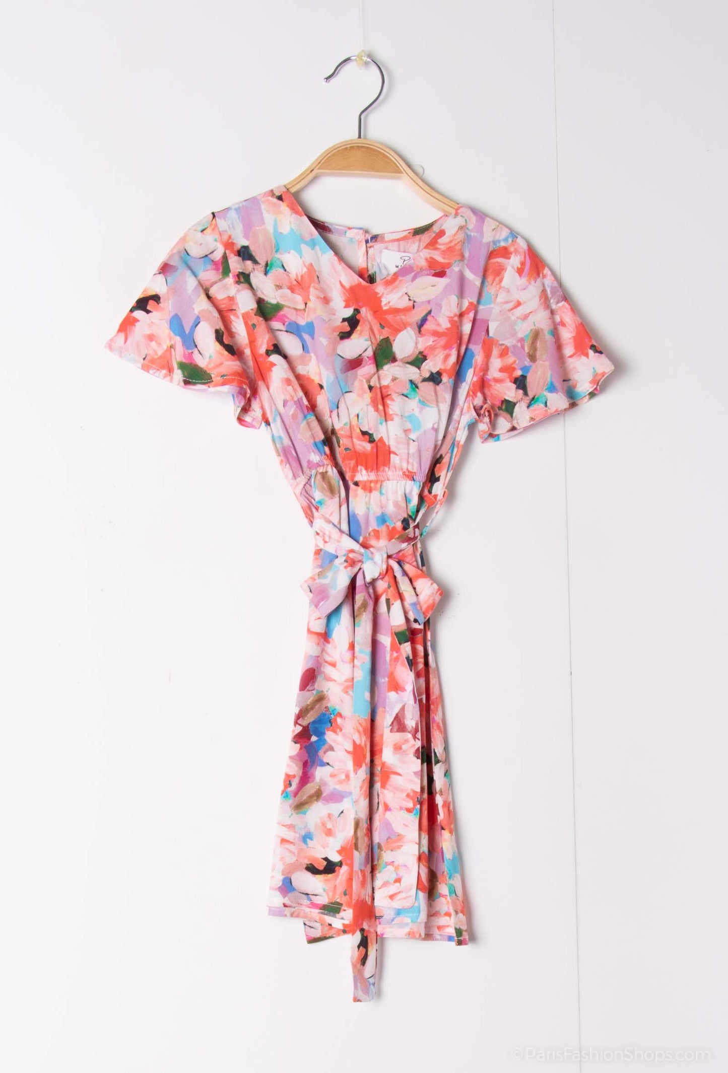 Mini Me Bloemen viscose jurk