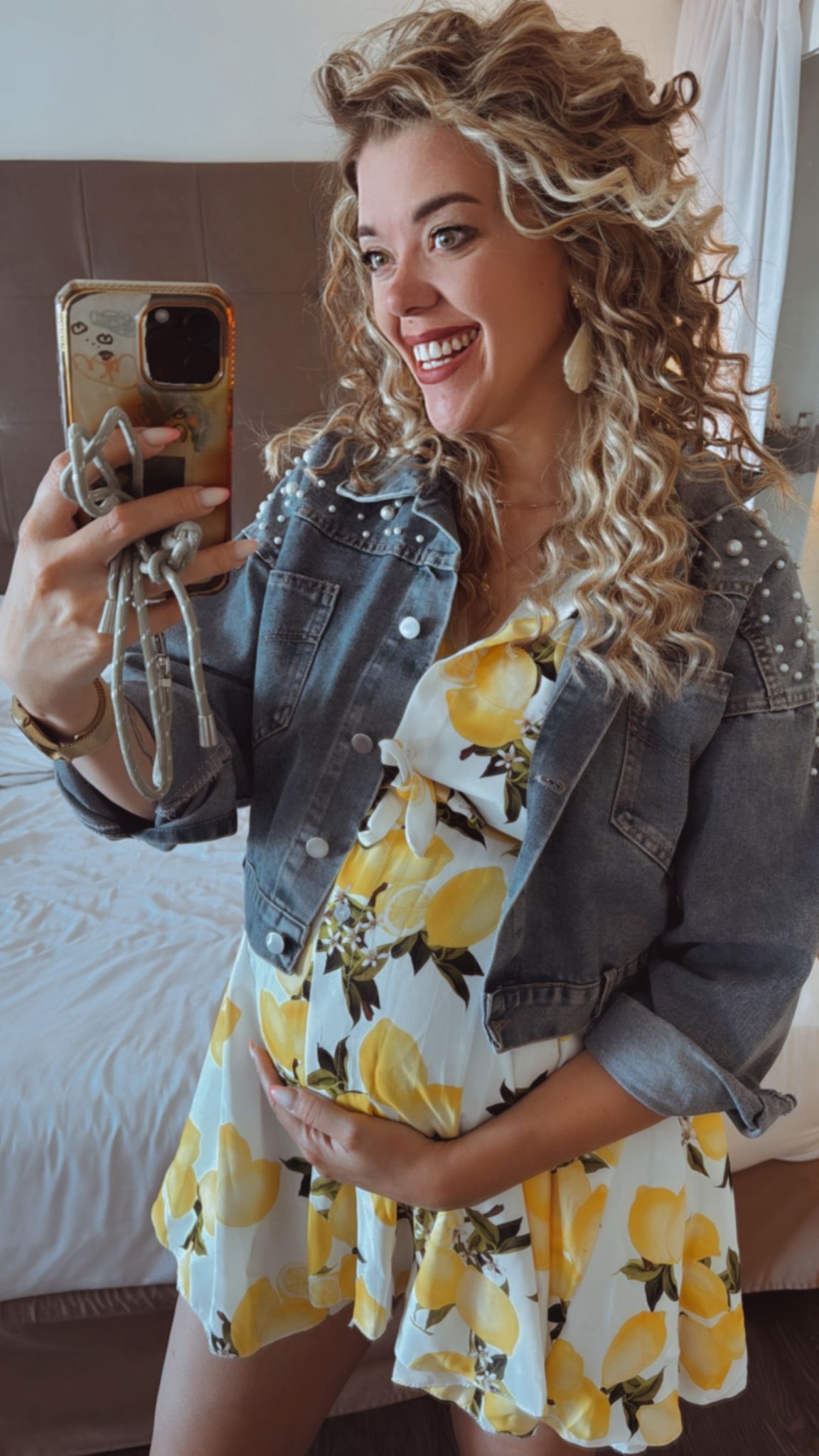 Mommy Jeansjas parels