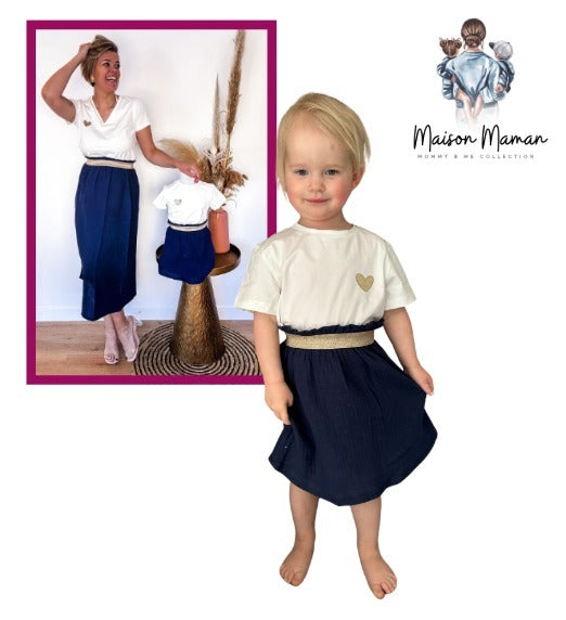 Mini Rok Tetra blauw
