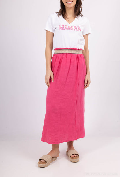 Mommy rok tetra roze