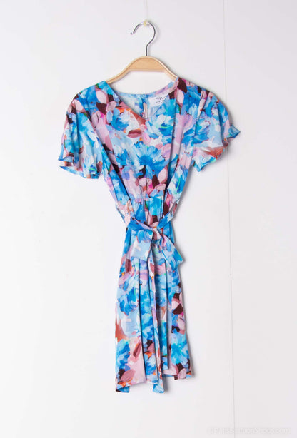 Mini Me Bloemen viscose jurk